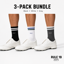 Rule 19 3-Pack GOLF Bundle Socks