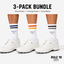 Rule 19 3-Pack Stripes Bundle Socks