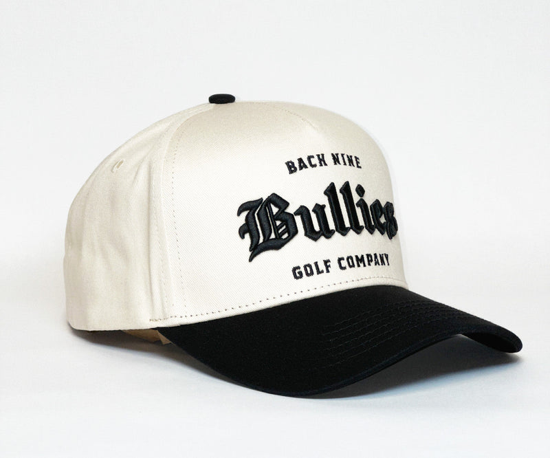 Back Nine Bullies Snapback - Beige/Black