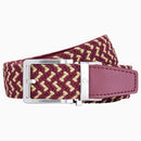 Nexbelt - Braided Garnet & Gold Golf Ratchet Belt 1.38" [35mm]
