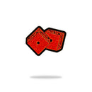 Matchstick Red Dice Ball Marker