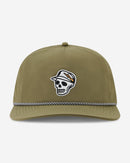 Devereux Skull Caddie Performance Rope Hat - Brindle