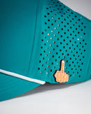 Pins and Aces Perforated Rope Hat - Baby Blue