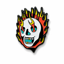 Matchstick Flaming Skull Ball Marker