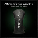 Aiming Fluid Golf Don’t Suck™ Driver Headcover — Premium Black Diamond Quilted Fit (460cc)