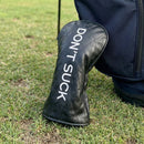 Aiming Fluid Golf Don’t Suck™ Driver Headcover — Premium Black Diamond Quilted Fit (460cc)