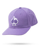 Pins and Aces Performance Spade Hat - Lavender