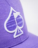 Pins and Aces Performance Spade Hat - Lavender
