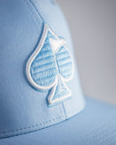 Pins and Aces Performance Spade Hat - Carolina Blue