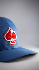 Pins and Aces Performance Spade Hat - Blue