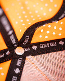 Pins and Aces Perforated Rope Hat - Highlighter Orange