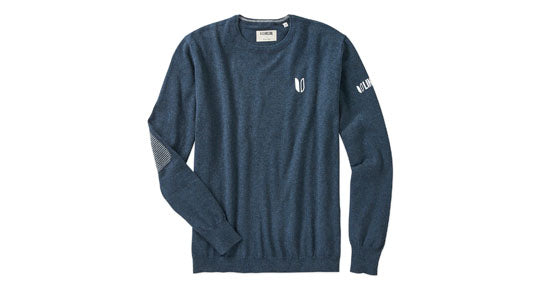 LINKSOUL Tour Logo Cotton-Cashmere Crewneck