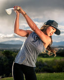 Pins and Aces Women's Coral Cascades