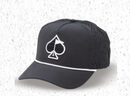 Perforated Rope Hat - Black