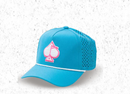Pins and Aces Perforated Rope Hat - Baby Blue