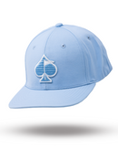 Pins and Aces Performance Spade Hat - Carolina Blue
