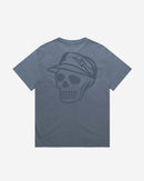 Devereux Faded Skull Caddie Tee -  Faded Indigo