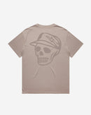 Faded Skull Caddie Tee - Faded Mushroom