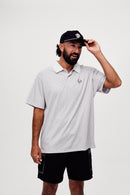 Devereux Labyrinth Polo - Grey / White