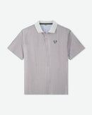 Devereux Labyrinth Polo - Grey / White