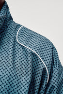 Devereux Pullover Piped QTR Zip - Western Sky Labyrinth