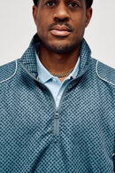 Devereux Pullover Piped QTR Zip - Western Sky Labyrinth