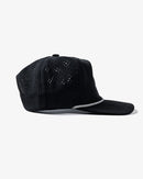Devereux Skull Caddie Performance Rope Hat - Black