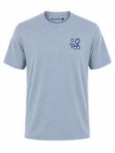 Amble x Press Golf Swirls Tee - Blue