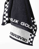 Devereux Skull Caddie Knitted Towel - Black / White