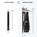 ClubsDock Pro White Golf Bag Storage Stand