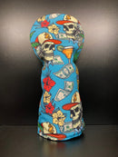ParWestGolf Rad Skeletons Canvas Headcover