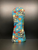 ParWestGolf Rad Skeletons Canvas Headcover