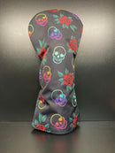 ParWestGolf Skulls & Roses Canvas Headcover