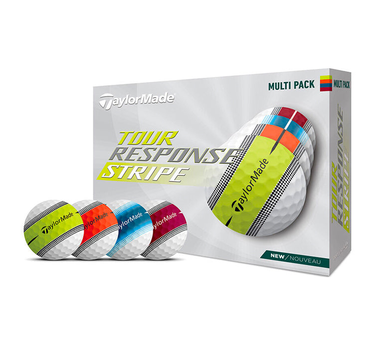 TaylorMade Tour Response Stripe Golf Balls Multi-Pack
