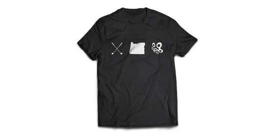 NWGolfGuys Golf|State|Club Tee - Charcoal